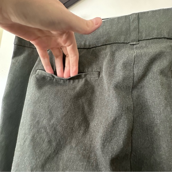 Loft Outlet Charcoal Gray Skinny Ankle Pants Size 16 - Picture 5 of 7